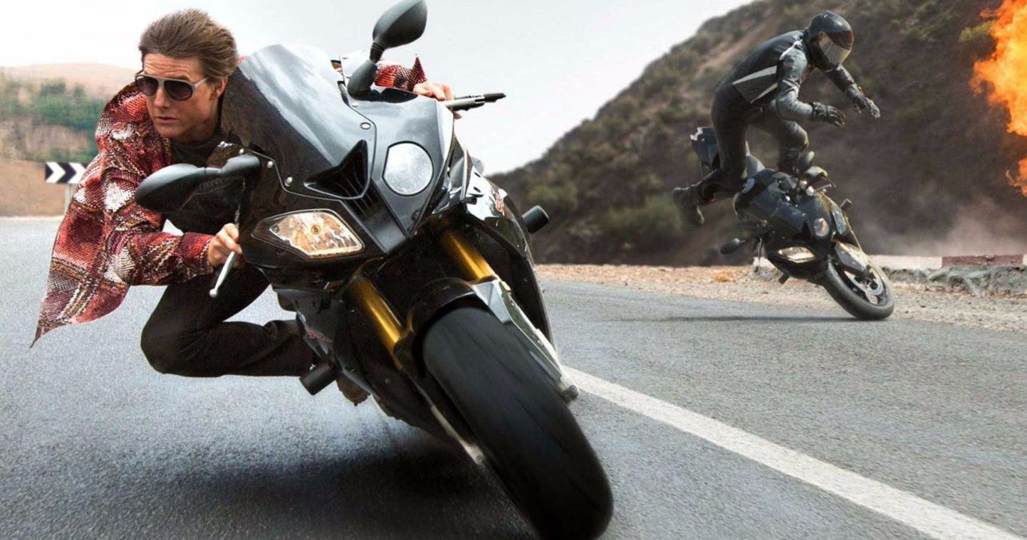 Tom Cruise's Motorcycle Stunts